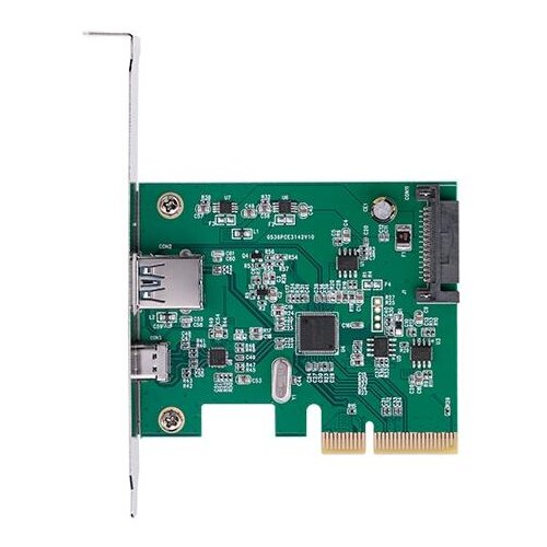 E-green PCI-Express kontroler USB 3.1 Type-A+USB-C Host Cene