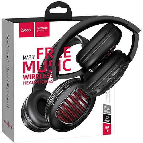 hoco. Slušalice bežične / žične, Bluetooth, mikrofon, 8h rada - W23 Brilliant Black Cijene