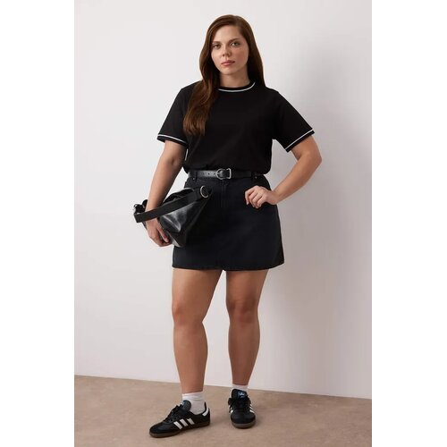 Trendyol Ženska majica Tbbss25Bf00050, Crna Cene