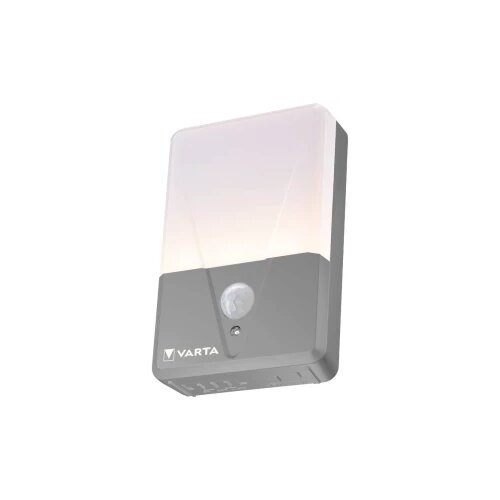 Varta 16634101421 Motion Sensor Outdoor Light LED svjetiljka za kampiranje 40 lm baterijski pogon 60 g siva Slike