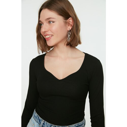 Trendyol Ženski bodi TWOAW22BD0018/Black Cene