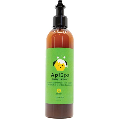 Apipet ApiSpa Antiallergic &scaron;ampon za pse za za občutljivo kožo in alergike 250 ml Cene