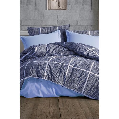  set posteljine Rian, 195x220 cm, plavo-tamno plava Cijene