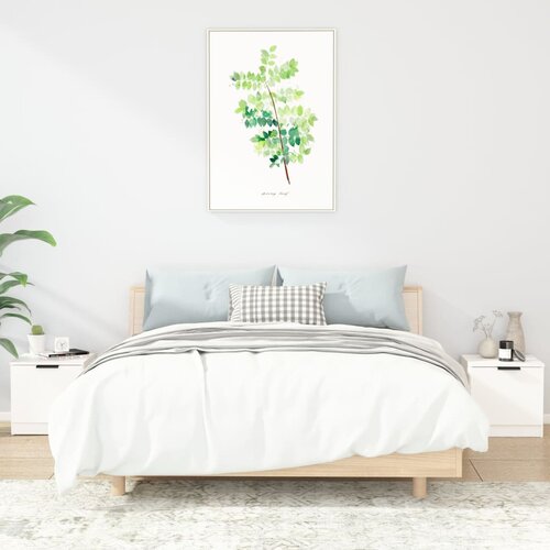 vidaXL Nočna omarica 2 kosa bela 40x39x40 cm Cene