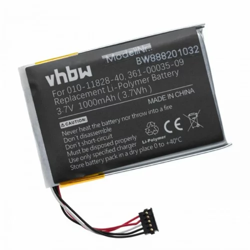 VHBW Baterija za Garmin T 5 Mini / TT 15 Mini, 1000 mAh