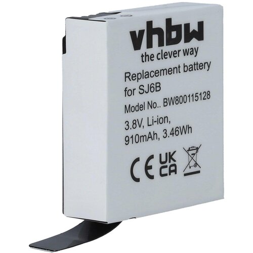 VHBW Baterija SJ6B za SJCam SJ6 Legend, 910 mAh Slike