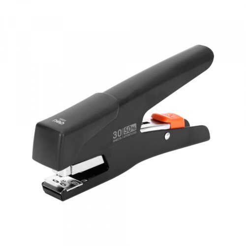 Deli Heftalica specijal za lako heftanje E0358 30 lista crna Slike