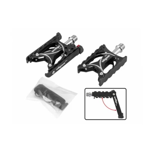 Wellgo Pedala-nogar patent alu crna sa cnc obradom c193 tw Slike