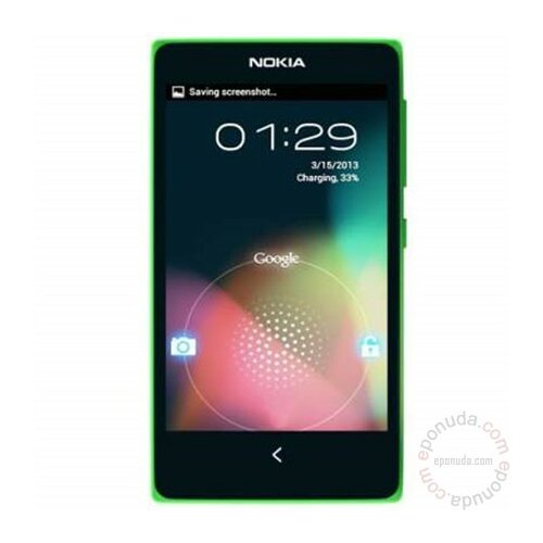 Nokia X Dual SIM Zelena mobilni telefon Slike