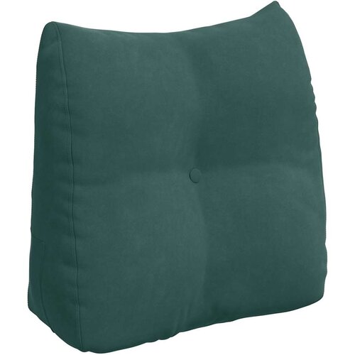 vidaXL Poglavni vzglavnik Temno zelena 45 x 24 x 50 cm Žamet Cene