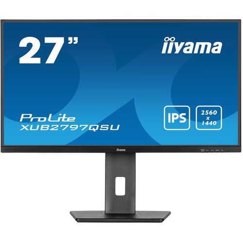 Iiyama ProLite XUB2797QSU-B2 LED zaslon Energetska učinkovitost 2021 E (A - G) 68.6 cm (27 palac) 2560 x 1440 piksel 16: Slike
