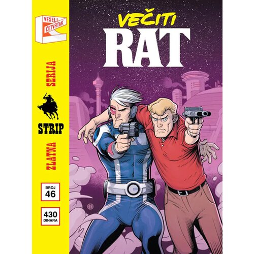 Veseli četvrtak Grupa autora - Zlatna serija 46: Marti Misterija Večiti rat, korica B Slike