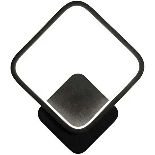 VERKGROUP Moderna stenska nadometna LED svetilka 12W črna 23cm 4500K, (20897806) Cene