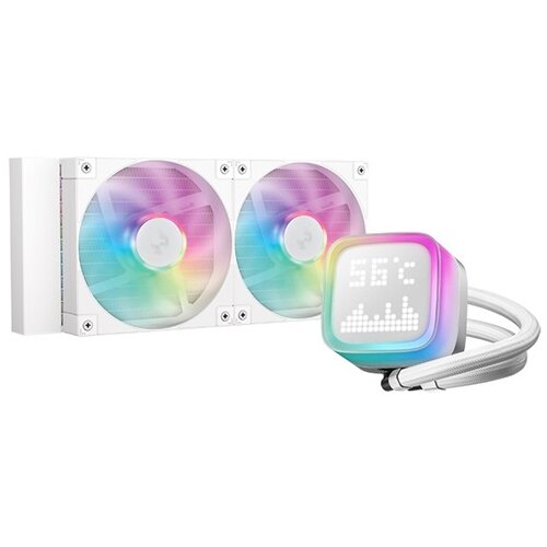 DeepCool LP240 Ohi&scaron;je računalnika, Procesor Vse-v-enem vodno hlajenje 12 cm Bela 1 kos Cene