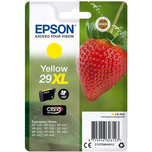 Epson 29XL T2994 kartu&amp;scaron;a z rumenim črnilom - C13T29944020, (21734947) Slike