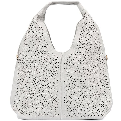 Shelvt Grey openwork shoulder bag Slike