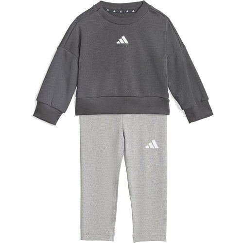 Adidas Odjeća za vježbanje tamo siva / siva melange / bijela Cene