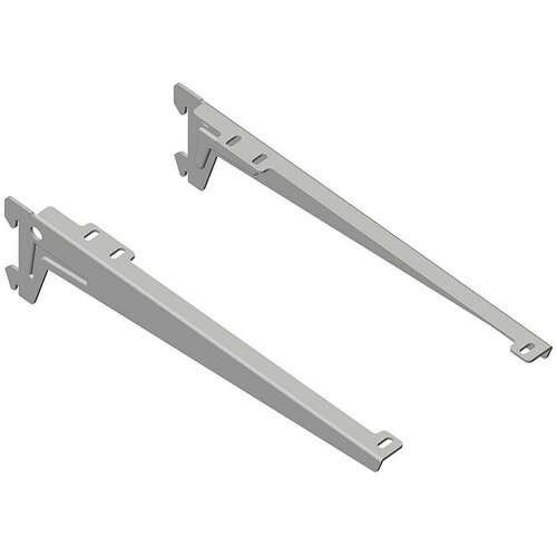 ELEMENT SYSTEM Kotni nosilec za polico (Dolžina: 28 cm, Bele barve/aluminij, Nosilnost: 55 kg, 1 kos) Cene