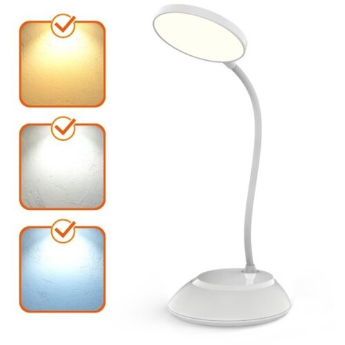  LED prigu&amp;scaron;iva punjiva stona lampa VISUA LED/5W/5V 3000-5000K bela Slike