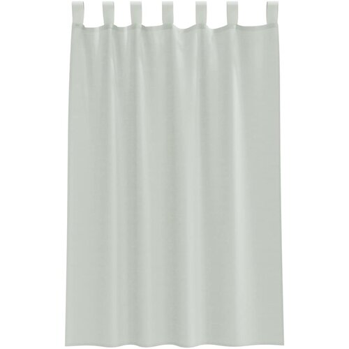 Voile zavjese s petljama 2 kom svijetlo sive 140x175 cm Slike