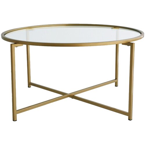Decortie Klubske mizice Coffee Table - Gold Sun S404 Pozlačena Slike