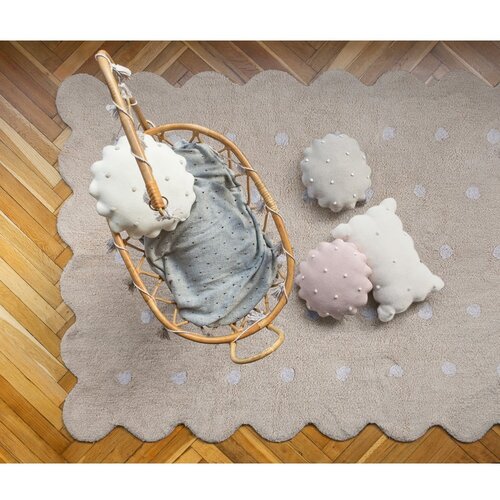 Lorena Canals Bež periv/ručno rađen pamučan dječji tepih 120x160 cm Biscuit Beige – Cene