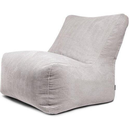 SLOWDOWN Svijetlo siva vreća za sjedenje od samta Seat 100 Lounge &amp;ndash; Slike