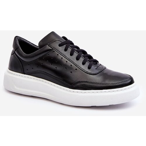 Zazoo Men's Leather Sports Shoes 1544 Black Cijene
