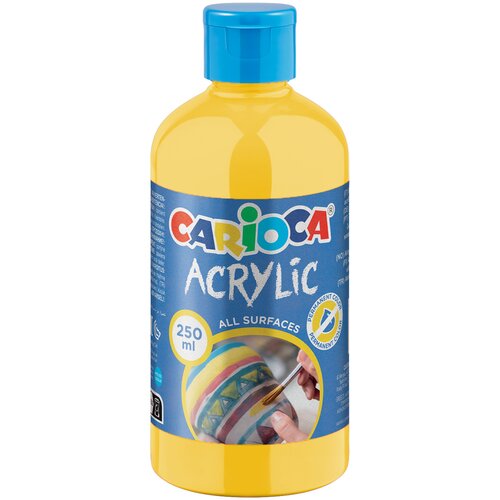 Carioca Akrilna boja u limun žutoj nijansi, 250 ml - Cijene