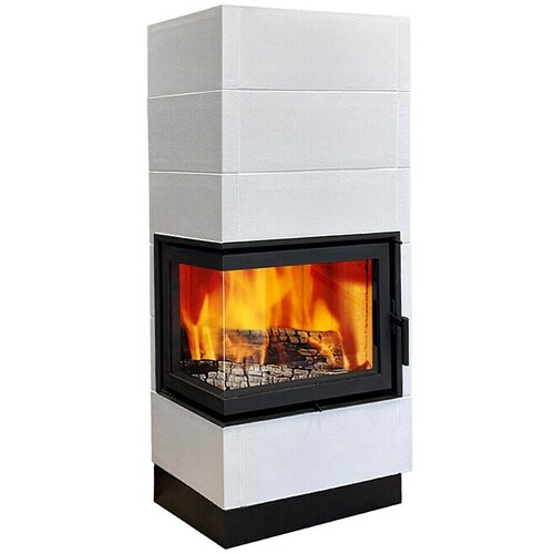 DOMOFIRE Kamin na drva Erfurt (6 kW, Bijelo - crna) Cijene