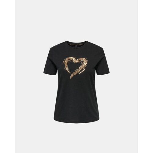 Only Majice &amp;amp; Polo majice 15357554 MARCY Črna Slike