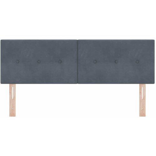  LED glava kreveta s LED trakama Sivi 160 cm Bar&amp;scaron;un Slike