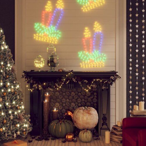 vidaXL Božična figura sveče s 144 LED lučkami Cene