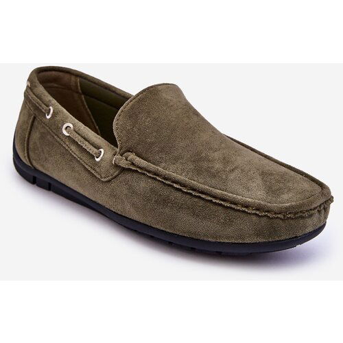 Kesi Men's Suede Boarding Moccasins Green Rayan Cene