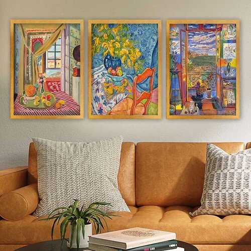 Wallity Set uramljenih slika 3AC_UN1535378, 3 Dela Cene