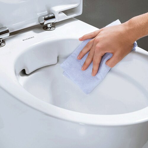Geberit iCon set konzolna WC &amp;scaron;olja, smanjena dubina, skriveno kačenje, Rimfree, sa WC daskom Slike