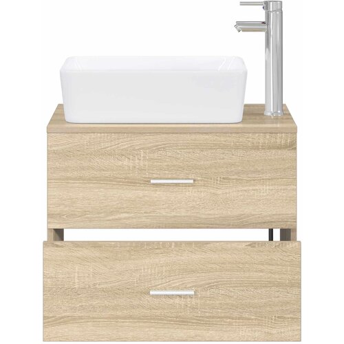  Set namje&amp;scaron;taja za kupaonicu Hrast sonoma Konstruirano drvo Smeđa 62.5 x 44.5 x 50 cm Slike