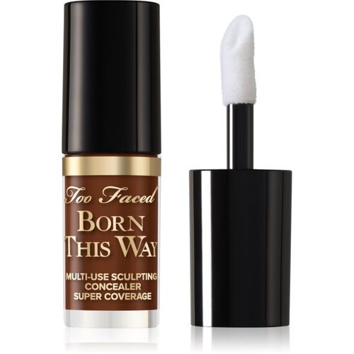 Too Faced Born This Way Super Coverage Multi-Use Concealer Travel Size dugotrajni korektor za punu pokrivenost nijansa Cocoa 2 ml Slike