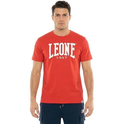 Leone 1947 Majice & Polo majice Man T-Shirt Short Sleeves Big Logo Rdeča Cene