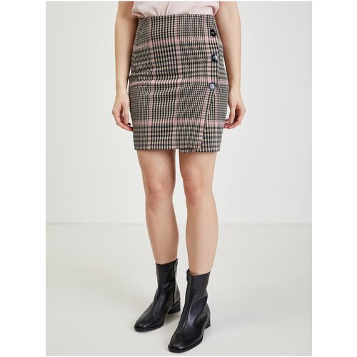Orsay Pink-Black Women&amp;#039;s Patterned Pencil Skirt - Ladies Slike