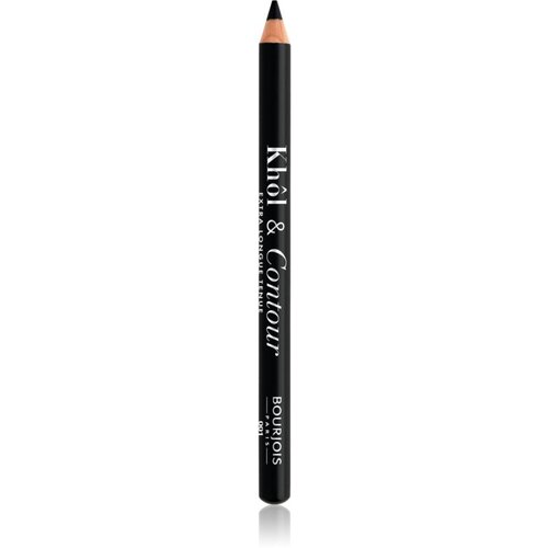 Bourjois Khol &amp;amp; Contour &amp;amp; Sharpener dolgoobstojno črtalo za oči s &amp;scaron;ilčkom 1,2 g odtenek 001 Noir-issime Slike