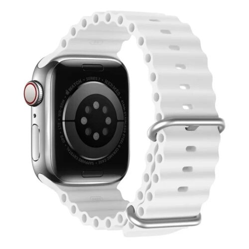 Dux ducis Ocean Wave - sport silicone strap for Apple Watch 42/44/45mm white Cijene
