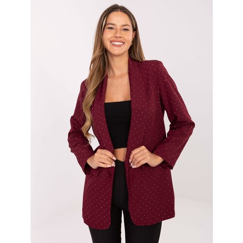RUE PARIS Blazer-IT-MA-18657.88-burgundy Slike