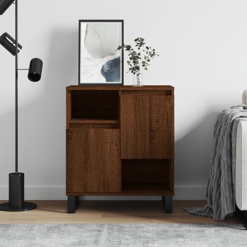 VidaXL Komoda boja smeđeg hrasta 60 x 35 x 70 cm konstruirano drvo Slike