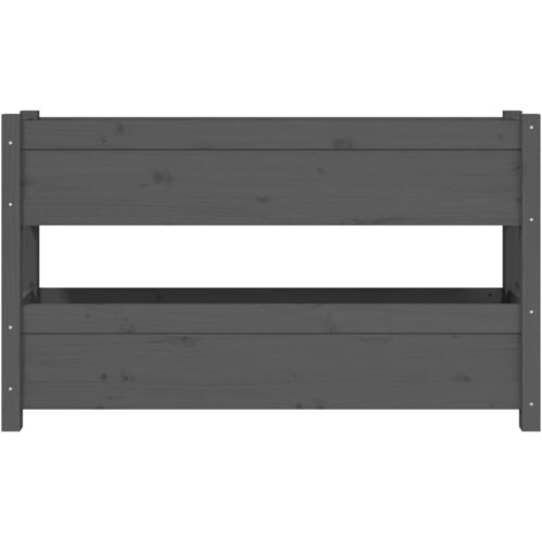  Sadilica siva 112x25x66 cm od masivne borovine Slike
