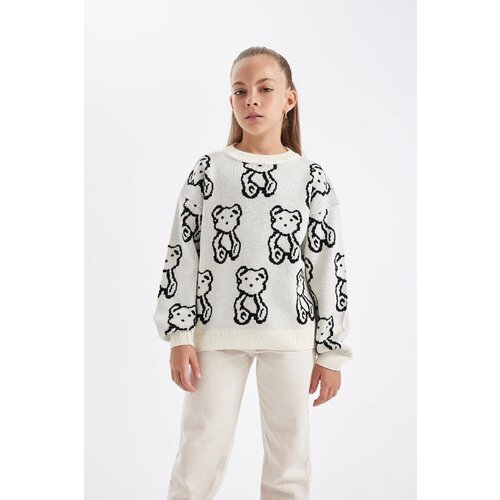 Defacto girl Oversize Fit Crew Neck Sweater Slike