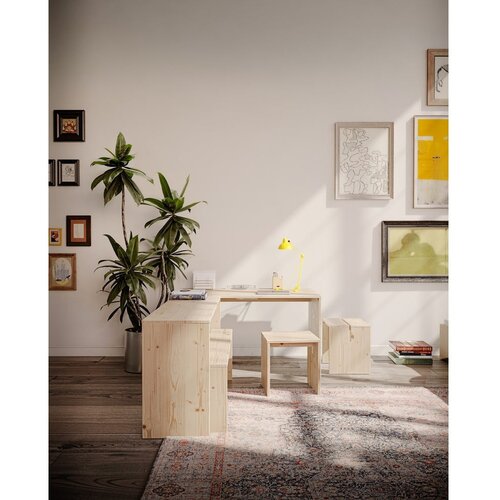 Karup Design Stolček iz masivnega bora v naravni barvi Join-In &amp;ndash; Slike