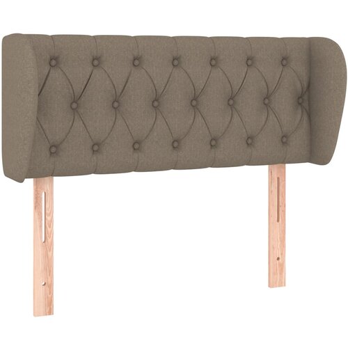 Maison Chic posteljno vzglavje - vzglavna omarica - nočna omarica z u&amp;scaron;esi taupe 103x23x78/88 cm blago, (21711524) Slike