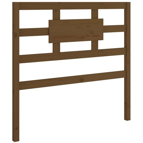  Uzglavlje za krevet boja meda 80 5x4x100 cm od masivne borovine Slike