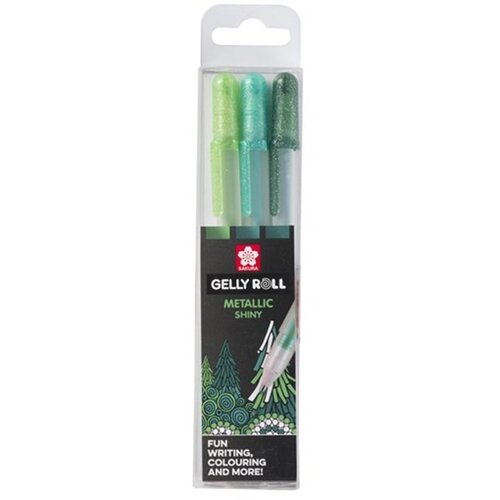  Gel olovka Sakura Gelly Roll METALLIC - 3 kom | forest Cene
